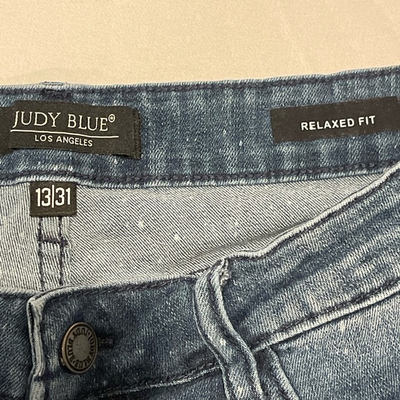 Judy Blue Relaxed Fit Jeans Size 13/31 Finding Fireflies Speckled - Picture 5 of 10